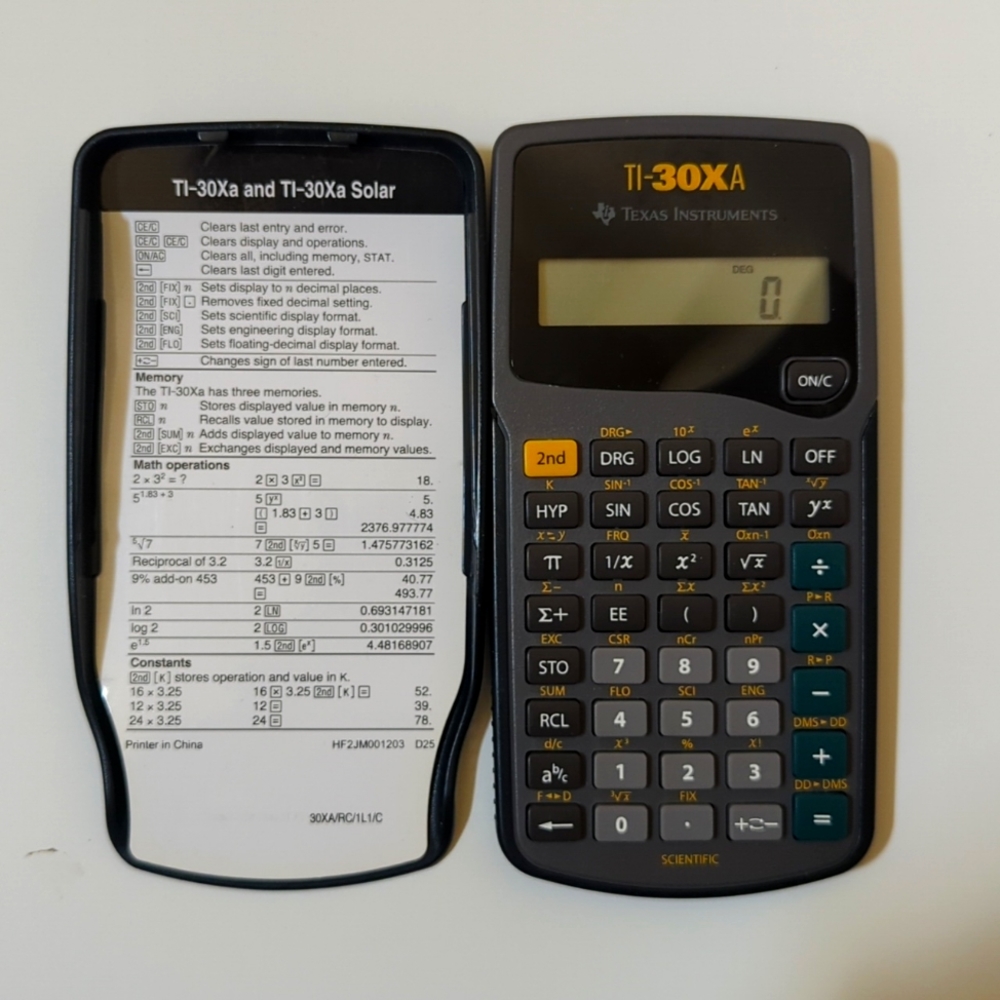 TI-30XA Scientific Calculator Texas Instruments
